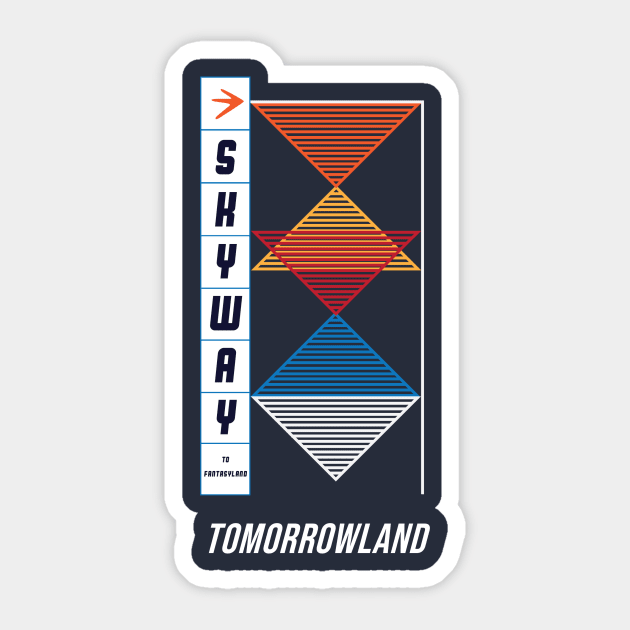 Skyway to Fantasyland Sticker by Lunamis